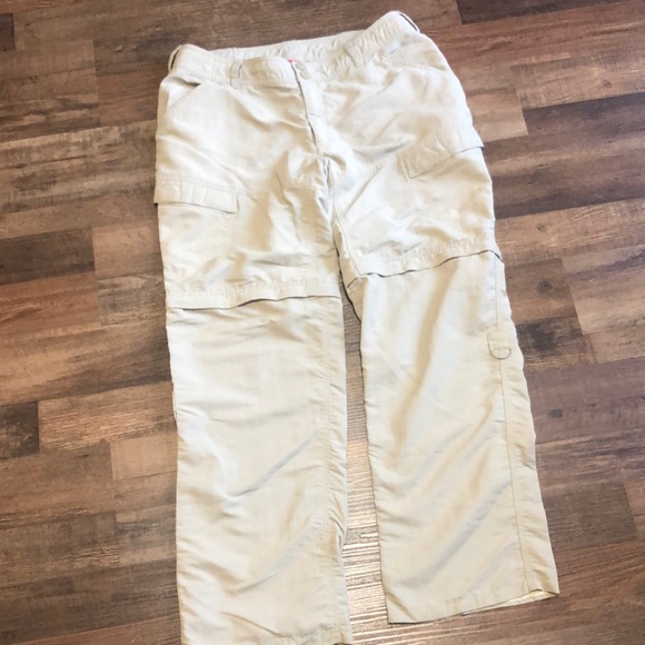 4/$25 The North-face hiking fishing zip off pants Size 14 Ladies - Picture 1 of 15